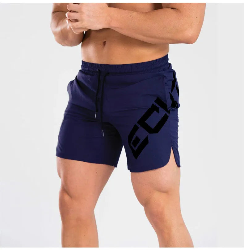 Short Homme Casual – Imprimé Lettre, Séchage Rapide