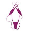 Mini Micro Bikini Tanga — Maillot Dos Nu Croisé Femme