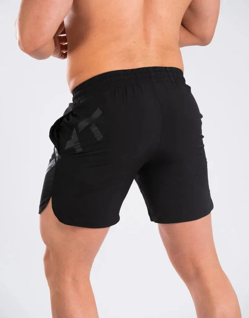 Short Homme Casual – Imprimé Lettre, Séchage Rapide