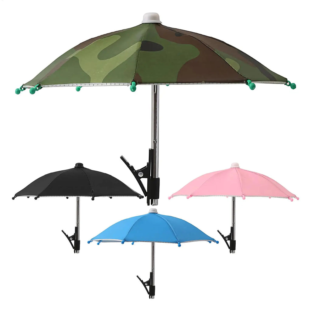 Mini Parasol pour Smartphone avec Clip — Anti-UV & Anti-Reflets