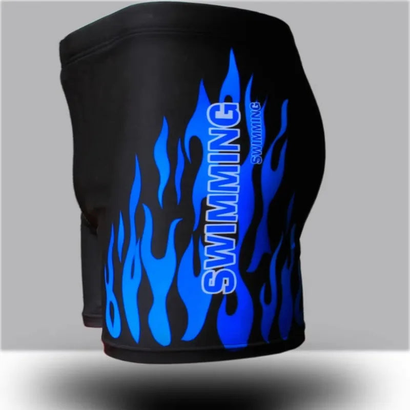 Boxer de Bain Homme — Motif Flamme