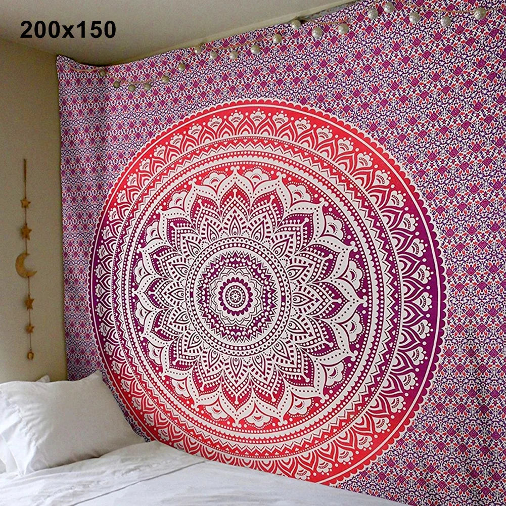 Tapisserie Mandala Bohème — Serviette Yoga Plage & Décoration Murale