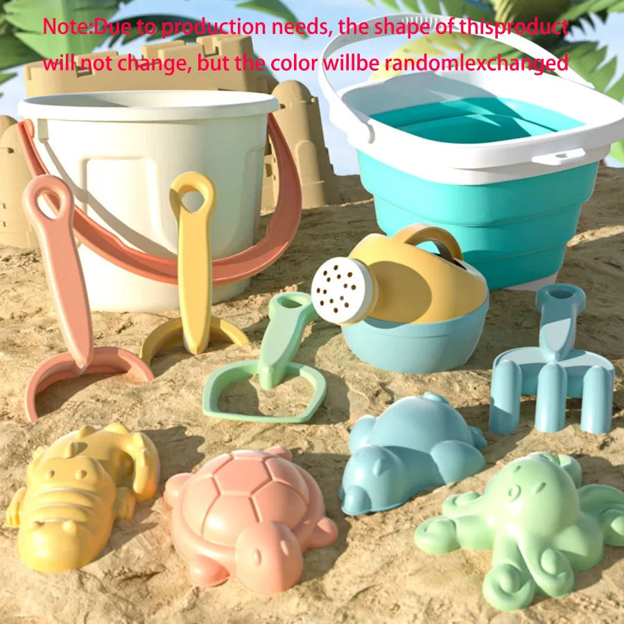Set de Jouets de Plage Colorés pour Enfants — Seau, Moules & Accessoires Sable