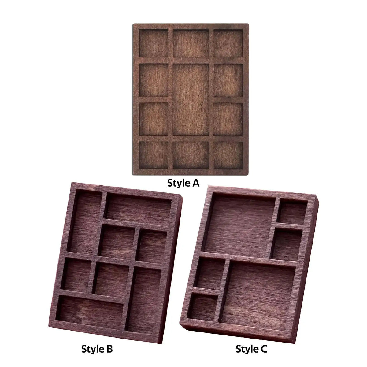 Mini Étagère à Bijoux Portable en Bois – Rangement Colliers, Bagues & Accessoires