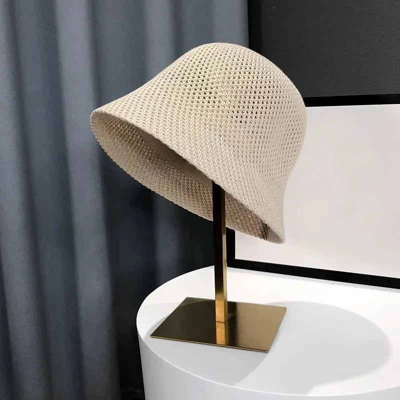 Chapeau Bob Femme Ajouré — Fin et Respirant, Idéal Plage Été
