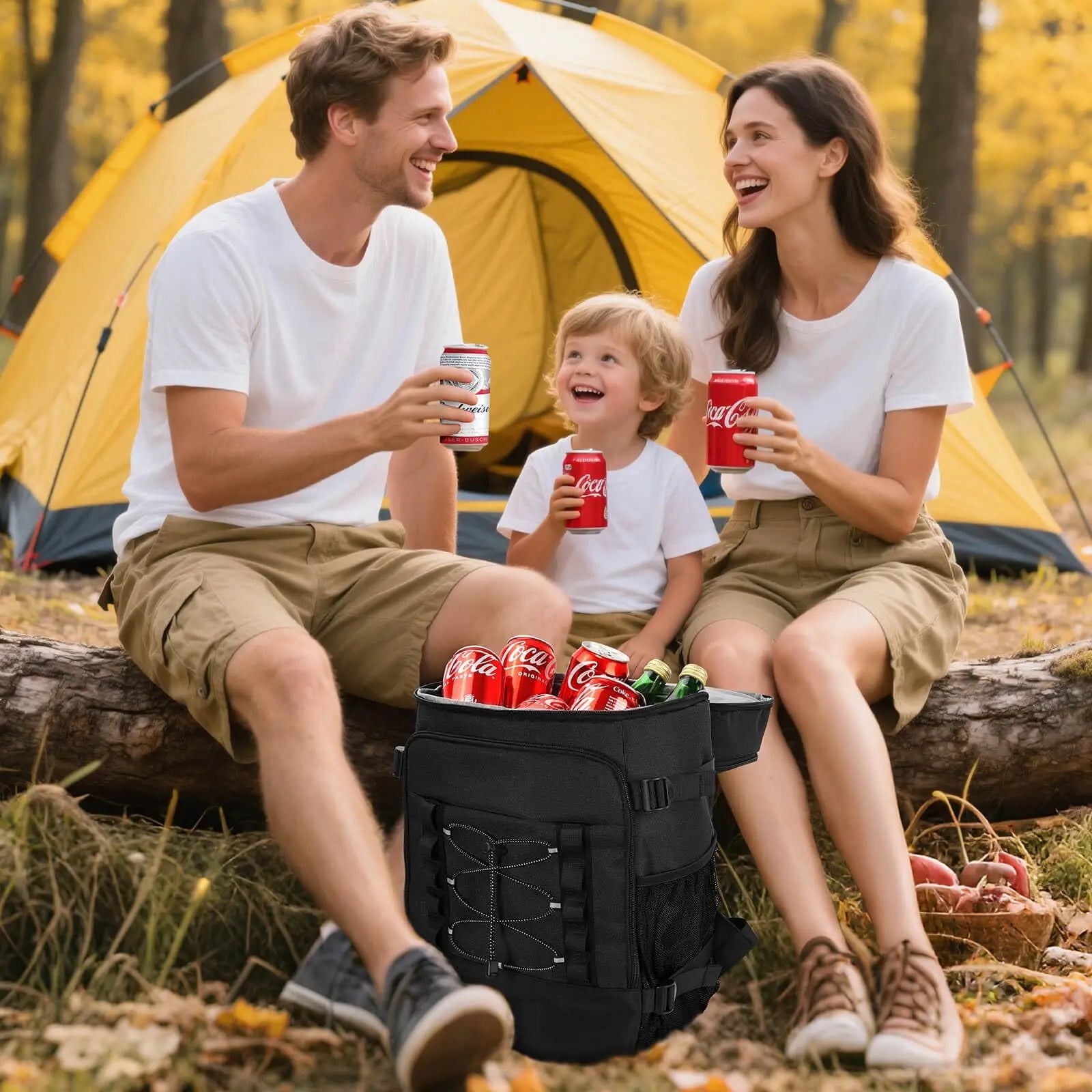 Sac à Dos Isotherme Multicompartiments — Plage, Voyage, Pique-Nique & Camping