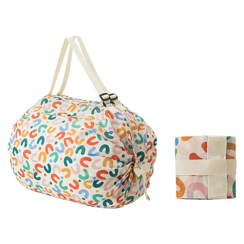 Sac Shopping Pliable Imperméable — Tote Bag Grande Capacité Plage & Courses