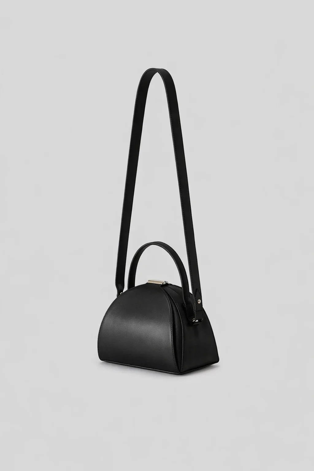 Sac Box Semi-Circulaire — Sac À Main Cuir Vegan PU Femme Forme Originale