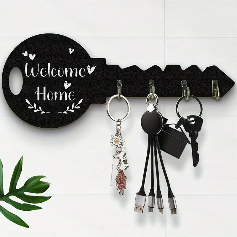 Organisateur de Rangement Mural en Bois – Créatif & Décoratif