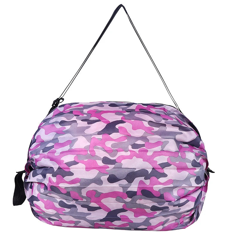 Sac Shopping Pliable Grande Capacité — Tote Bag Nylon Multifonction Plage & Voyage