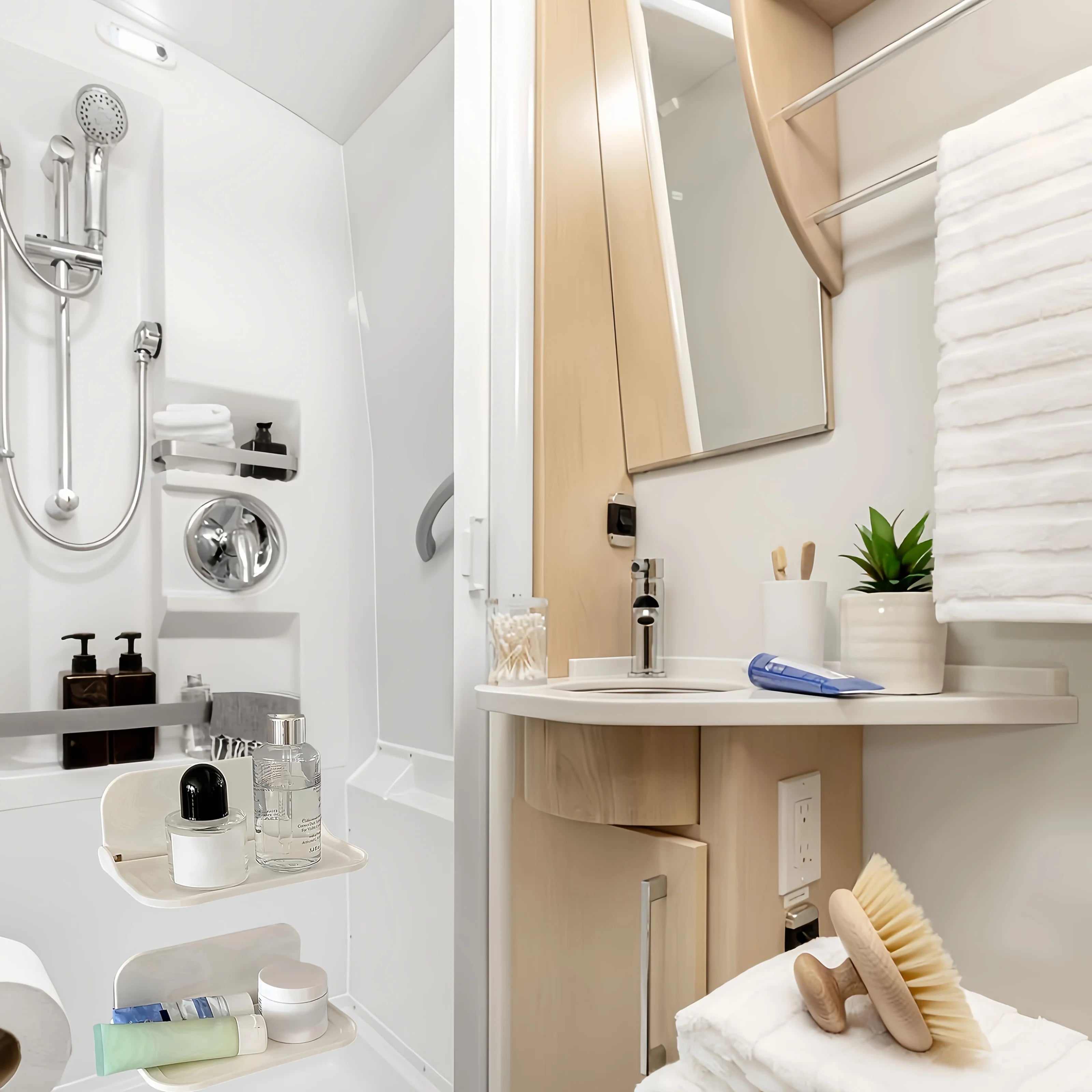 Étagère Murale Pliable — Rangement Gain de Place pour Camping-Car, Caravane & Maison