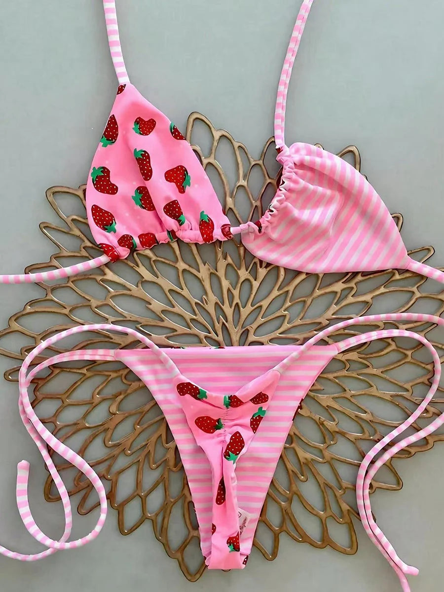 Micro Bikini Push-Up Floral 2026 — Deux Pièces Femme