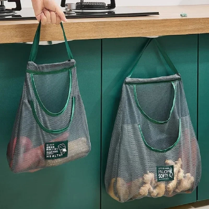 Filet de Rangement Réutilisable – Sac Suspendu Cuisine Fruits & Légumes