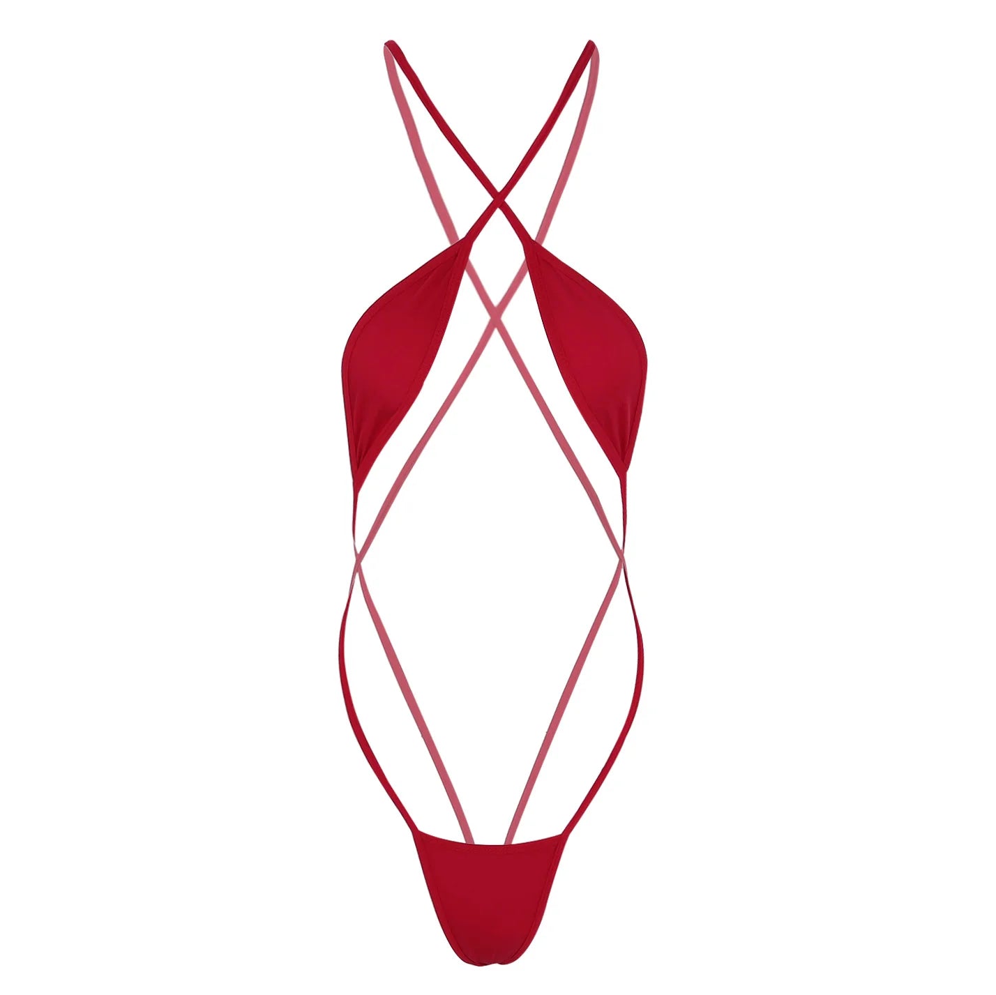 Mini Micro Bikini Tanga — Maillot Dos Nu Croisé Femme