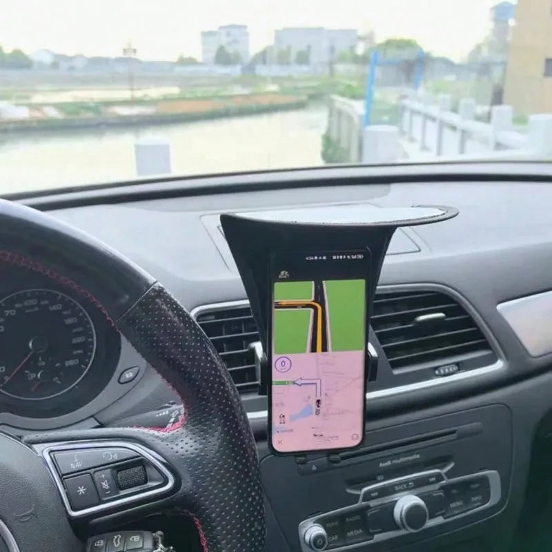 Pare-Soleil Voiture Pliable Aluminium Anti-UV — Protection Solaire Téléphone Universel