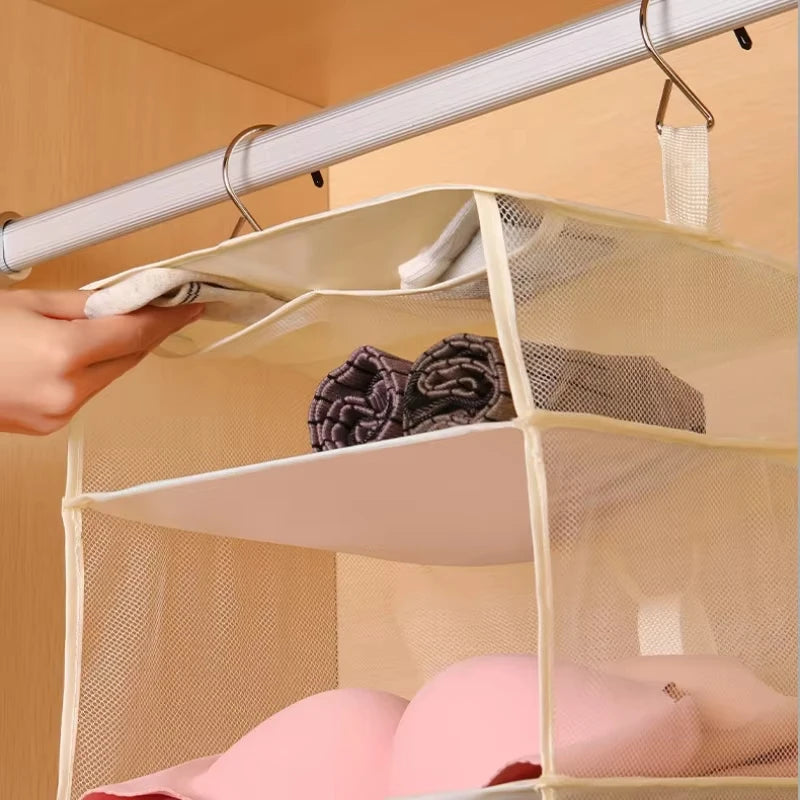Organiseur Suspendu Multifonction Armoire — Rangement Vêtements Sous-Vêtements Chaussettes