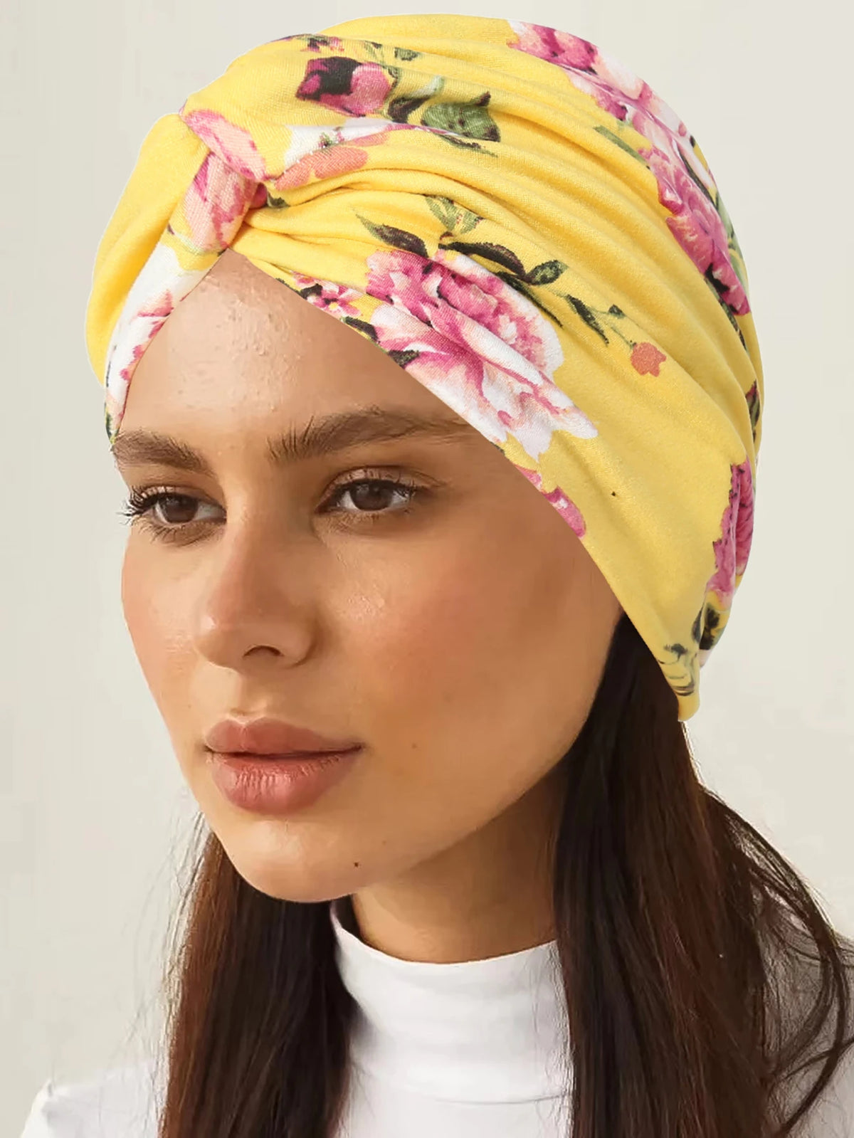 Turban Hijab Léopard Élastique Respirant — Bonnet Chimio Femme 2024