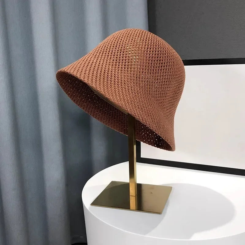 Chapeau Bob Femme Ajouré — Fin et Respirant, Idéal Plage Été