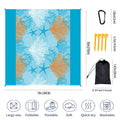 Tapis de Plage XXL Anti-Sable & Imperméable — 200×210 cm, Léger & Portable