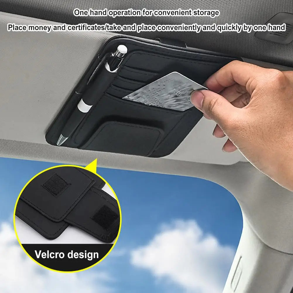 Organisateur de Pare-Soleil de Voiture – Multi-Poches, Rangement Pratique