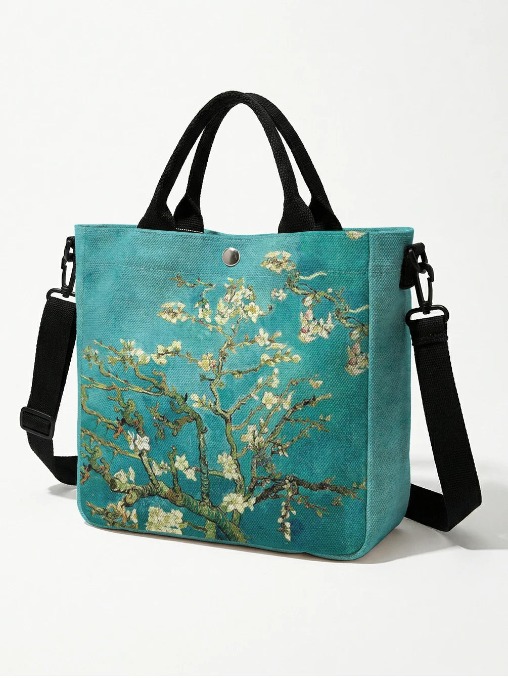 Tote Bag Van Gogh Fleurs d’Amandier — Sac Cabas Artistique Femme