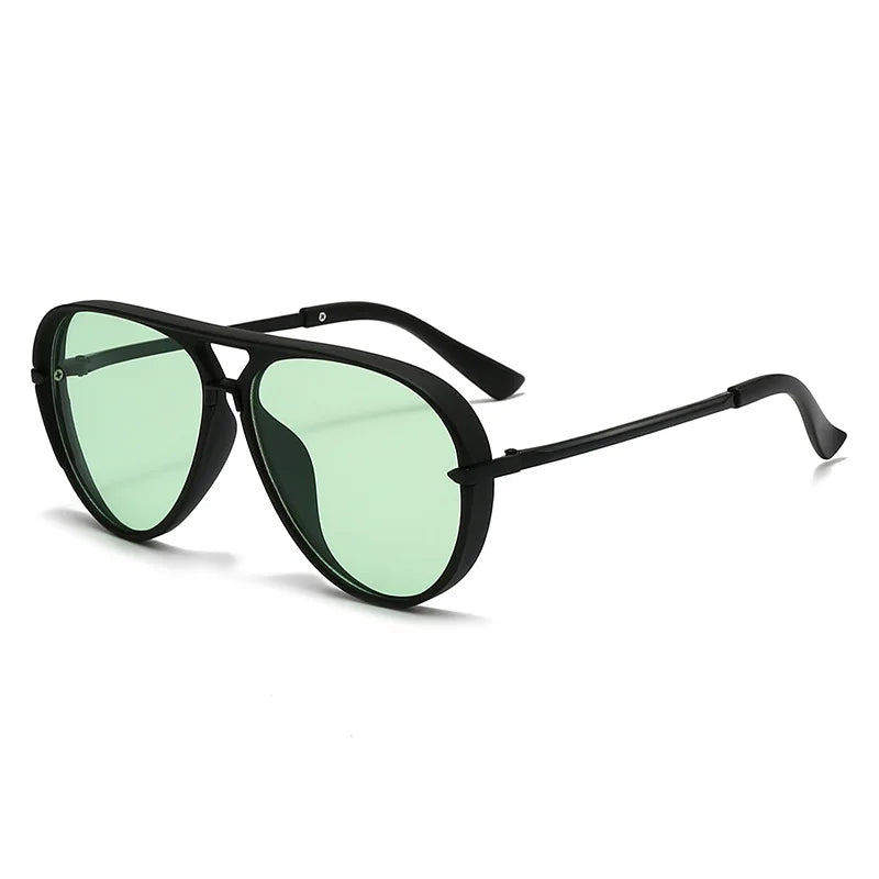 Lunettes de Soleil Aviateur Oversize — UV400, Style Influenceur, 17 Coloris Fluo & Tendance