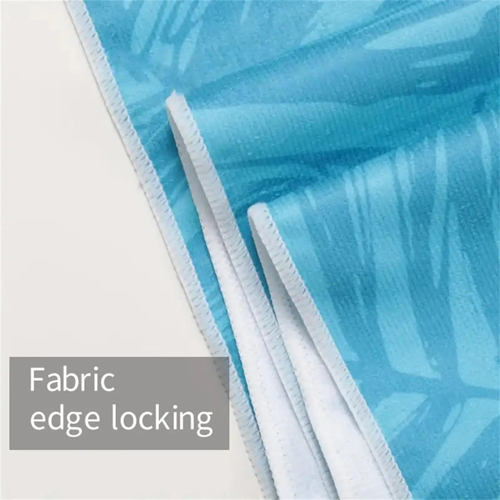 Serviette de Plage Bohème en Microfibre — Séchage Rapide, Multifonction