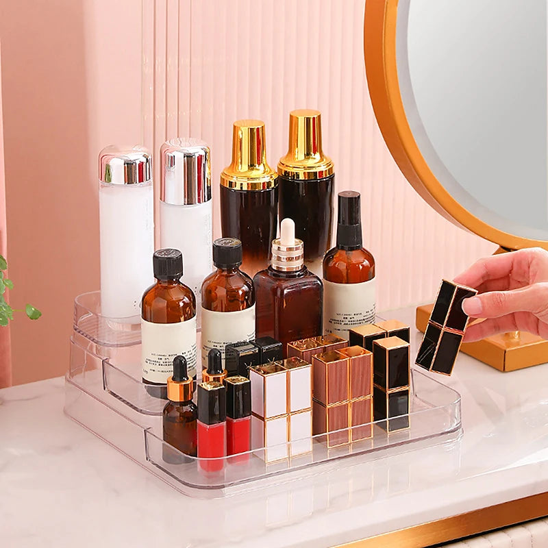 Étagère 3 Niveaux en PET – Organiseur Parfums, Cosmétiques & Épices