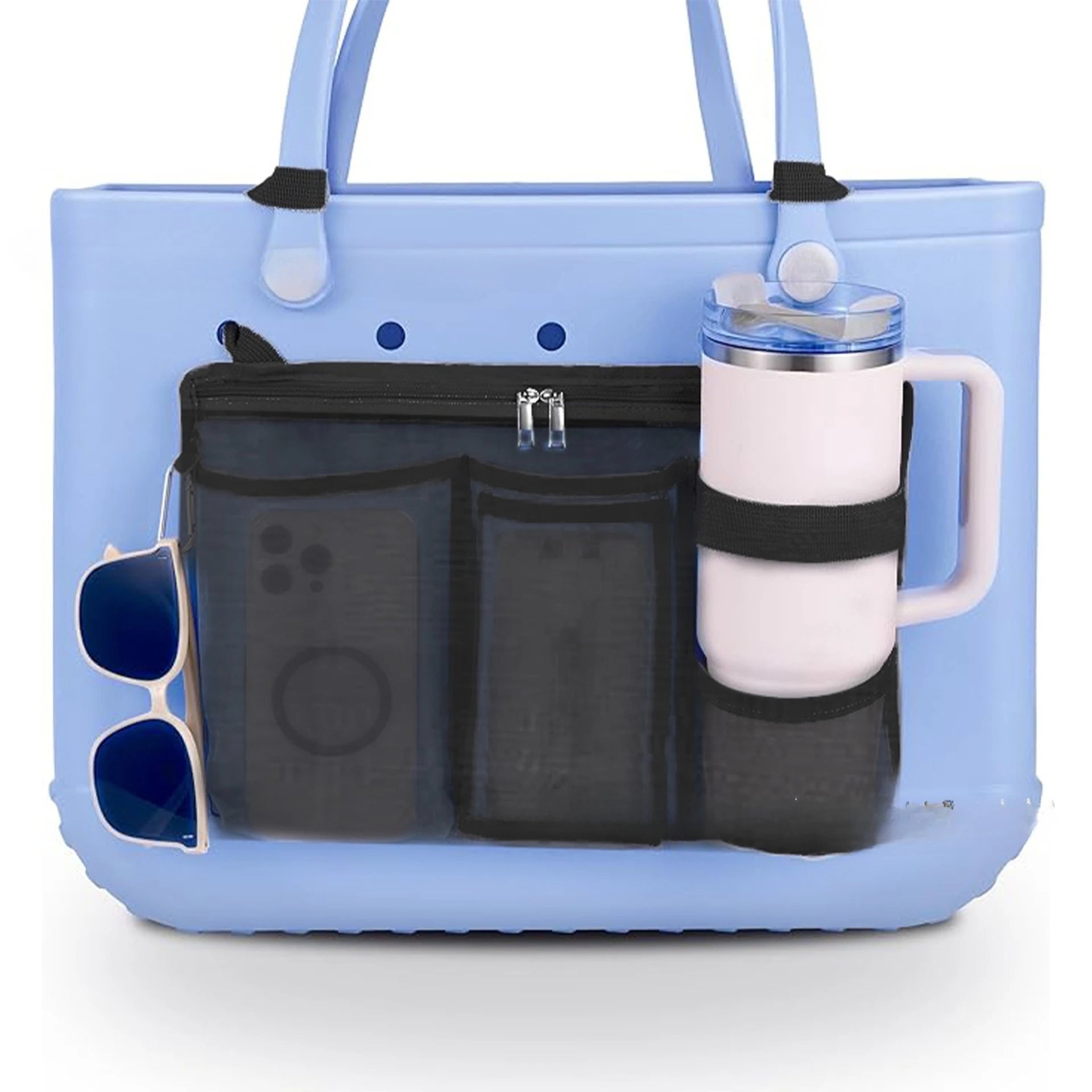 Organiseur Filet Universel pour Grand Sac — Insert de Rangement Plage, Voyage & Sac à Langer