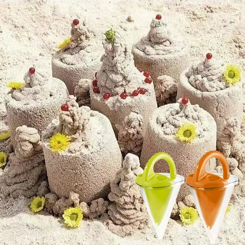 Entonnoir de Sable pour Enfants — Jeu de Plage Créatif en Famille