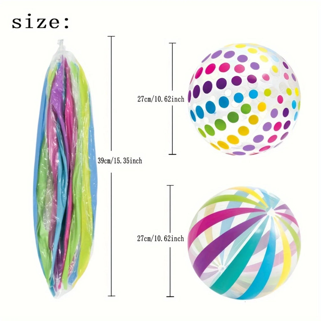 Ballons Gonflables Colorés pour Plage & Piscine — Sports Nautiques & Fête