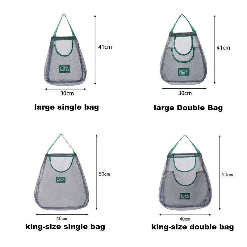 Filet de Rangement Réutilisable – Sac Suspendu Cuisine Fruits & Légumes