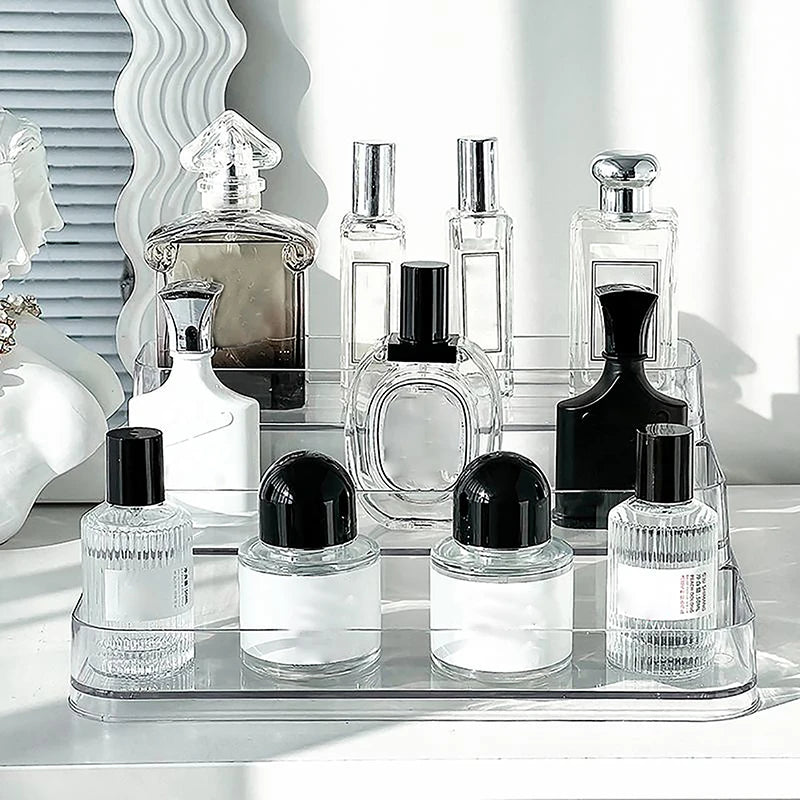 Étagère 3 Niveaux en PET – Organiseur Parfums, Cosmétiques & Épices