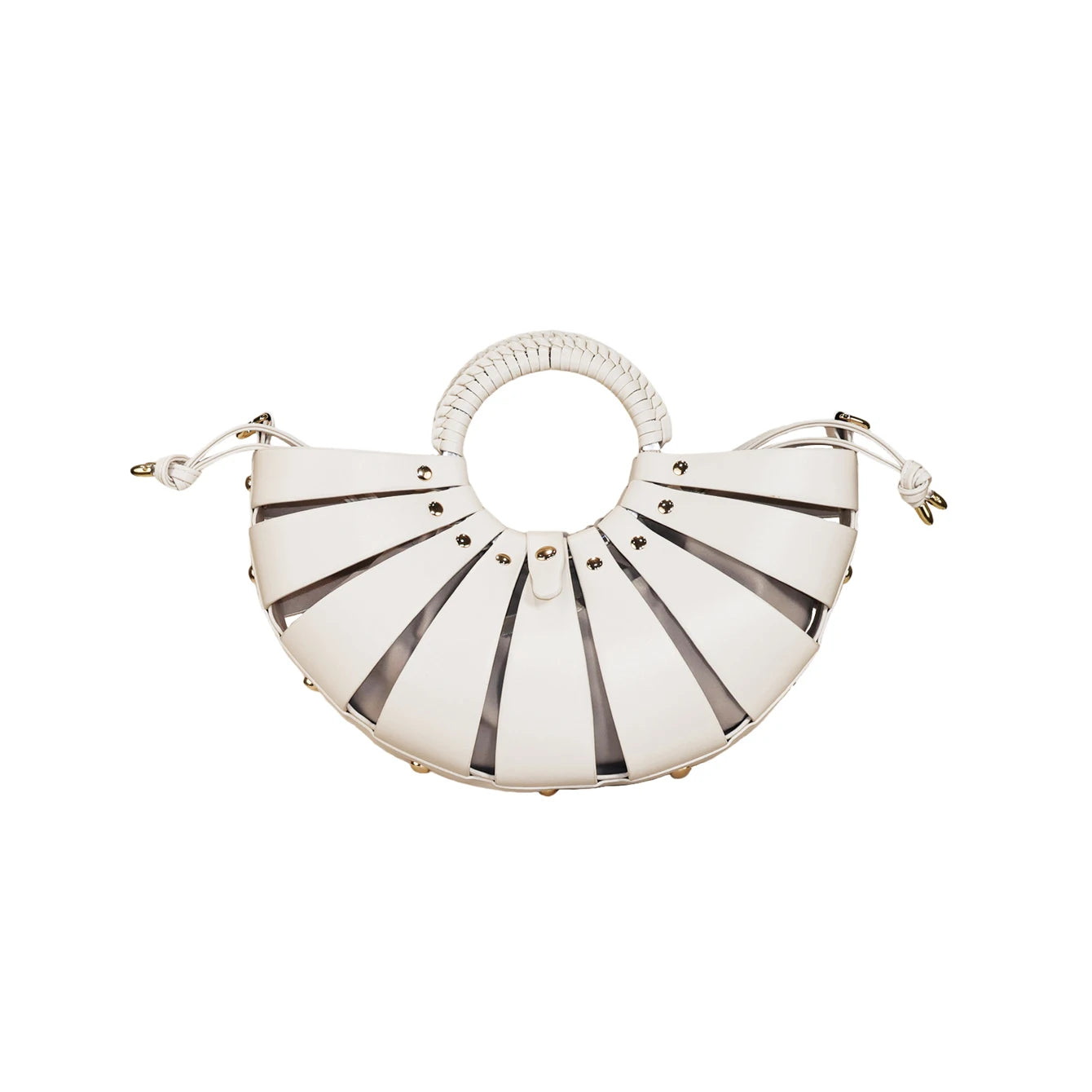 Sac Baguette Circulaire Cuir PU — Sac À Main Femme Style Rétro Luxe Grande Capacité