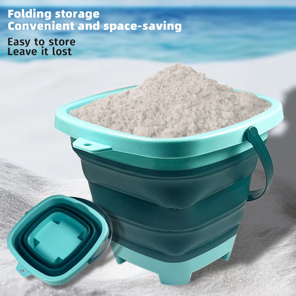 Seau Extensible Multifonction pour Bébé & Enfant — Jouet de Plage & Sable