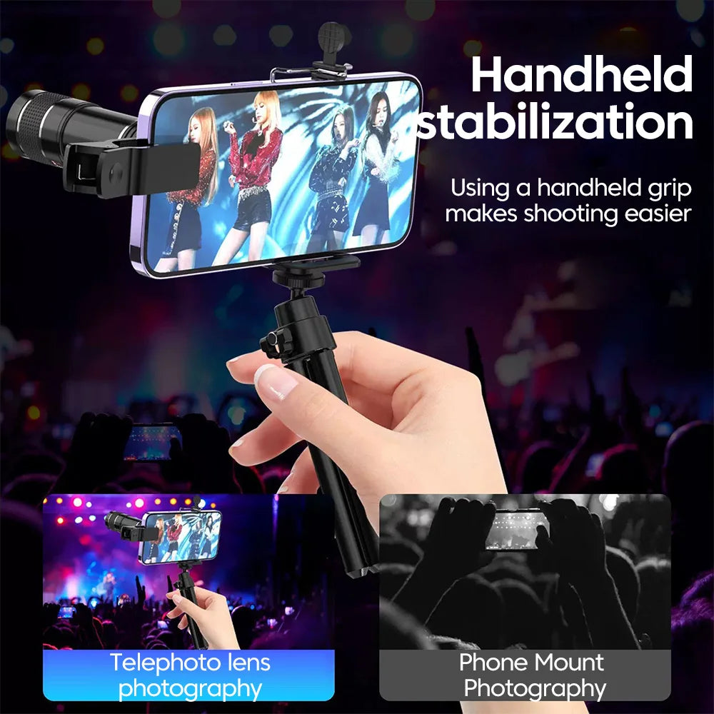 Objectif Téléobjectif 20x pour Smartphone — Zoom HD Concerts & Voyages