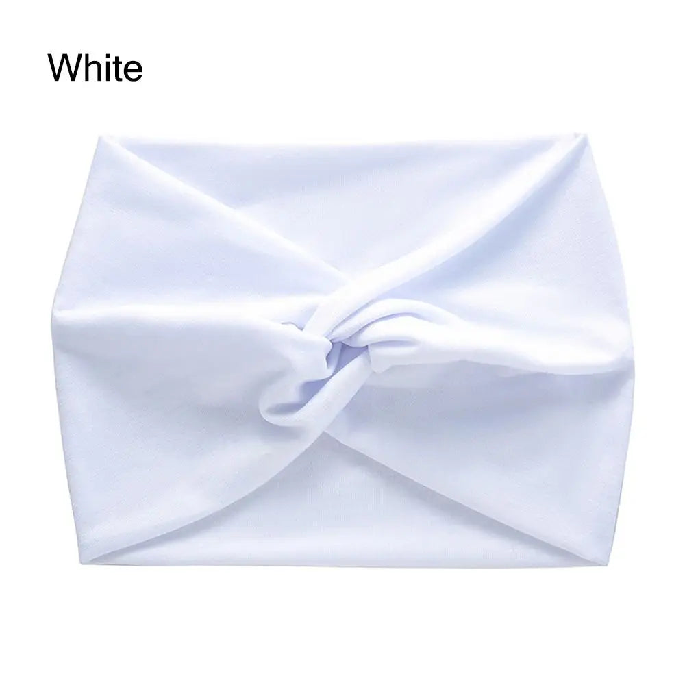 Bandeau Cheveux Torsadé Extra Large — Style Boho, 28 Coloris