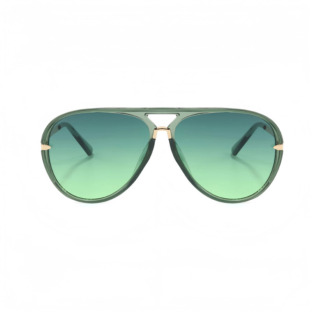 Lunettes de Soleil Aviateur Double Pont — Style Street Unisexe, UV400, 5 Coloris