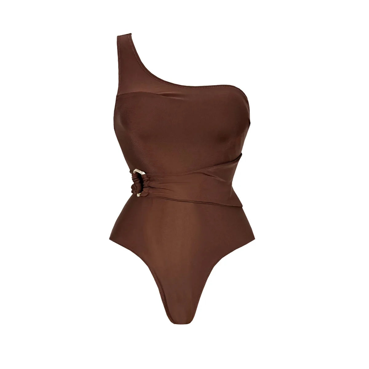 Maillot de Bain Deep V avec Jupe Longue — Ensemble 2 Pièces Femme