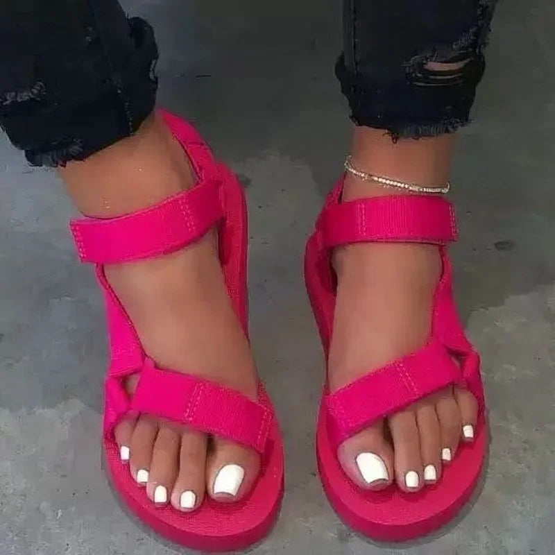 Sandales Plates Femme Été — Sport Casual Antidérapantes Plage