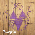 Crochet Sexy Bikini Swimwear Bikini Tie Swimwear White Women G-strings Various Colors Available Perfect For Summer