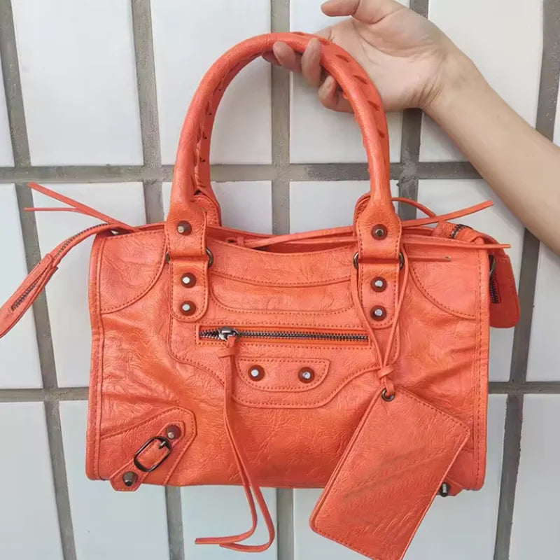 Sac À Main Grande Capacité 2026 — Sac Bandoulière & Hobo Femme Style Moto