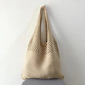 Sac Tressé de Plage Grande Capacité — Cabas Femme Été