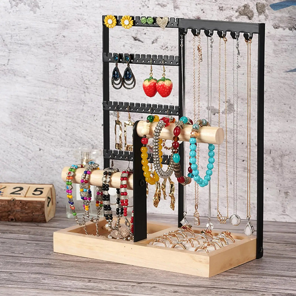 Présentoir 4 Étages Bureau — Support Montres & Accessoires
