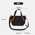 Sac Convertible Nylon Bicolore Léger — Tote Bag Bandoulière Épaule Femme