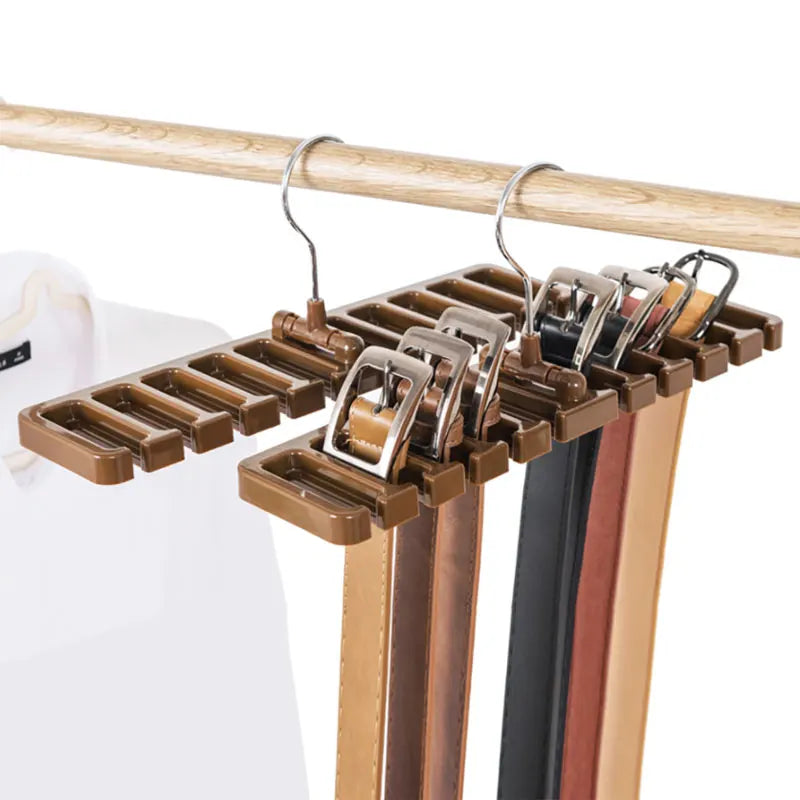 Rack Suspendu Multifonction – Rangement Ceintures, Cravates & Écharpes