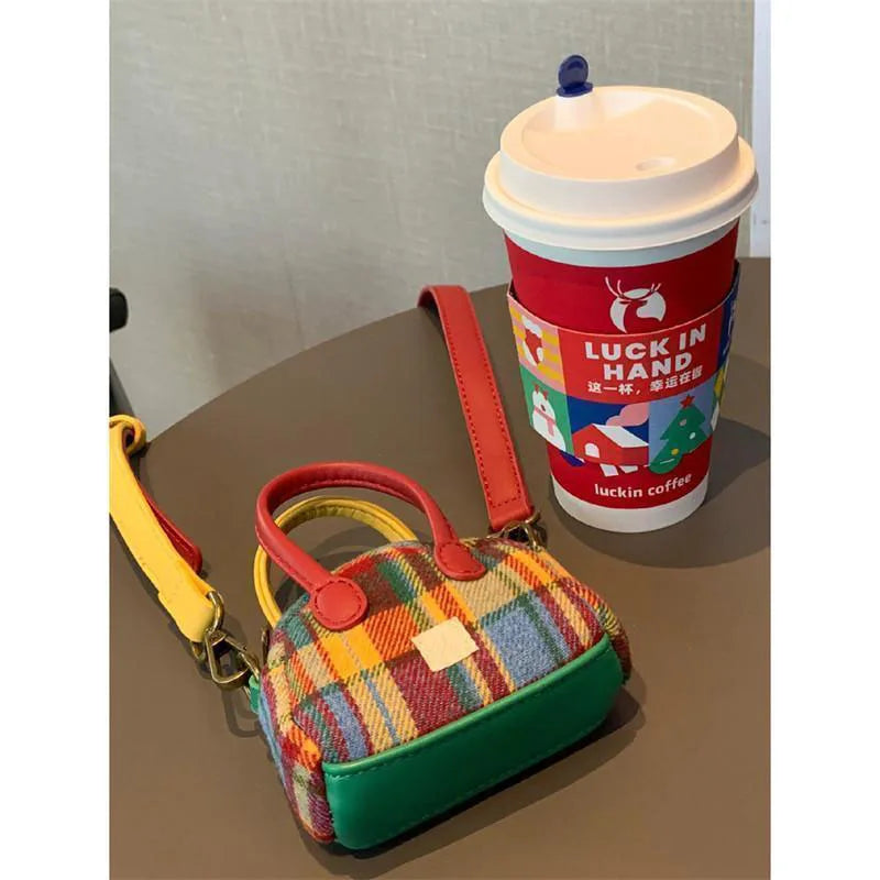 Petit Sac de Rangement Crossbody — Mini Pochette Pièces & Écouteurs Femme