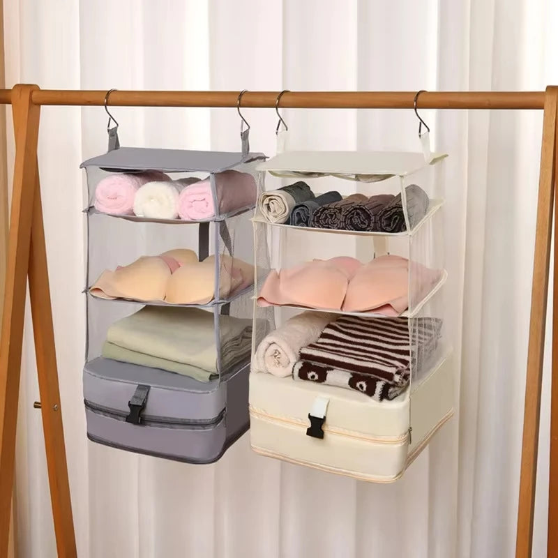 Organiseur Suspendu Multifonction Armoire — Rangement Vêtements Sous-Vêtements Chaussettes