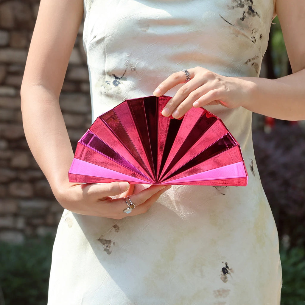 Sac Clutch Doré Luxe Soirée Mariage — Pochette Bandoulière Femme Fête