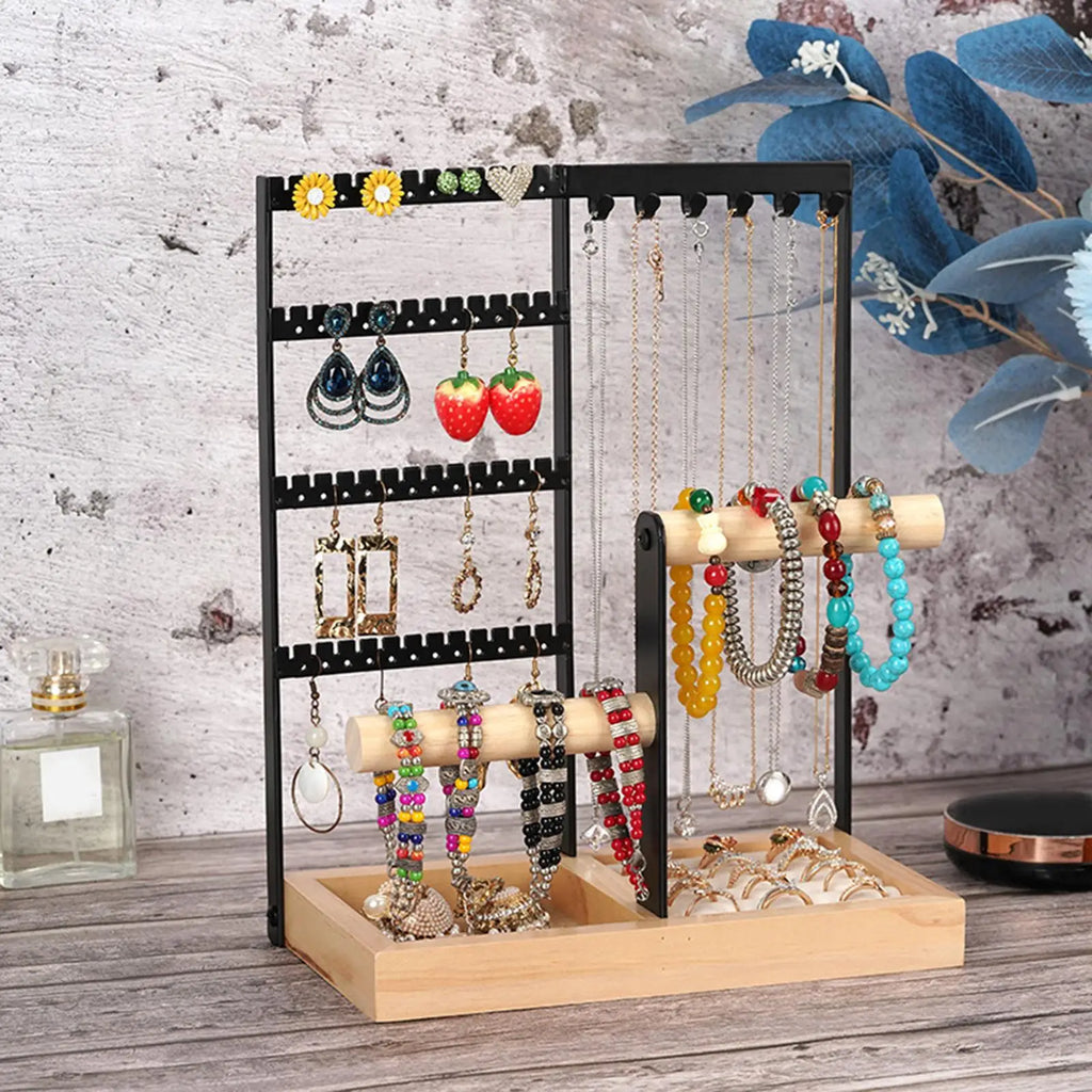 Présentoir 4 Étages Bureau — Support Montres & Accessoires